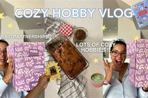 a very cozy hobby vlog 🌷