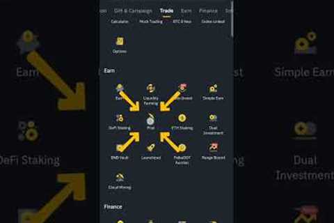 Step-by-Step Guide: Accessing Cloud Mining Feature on Binance | Binance Tutorials #shortsvideo