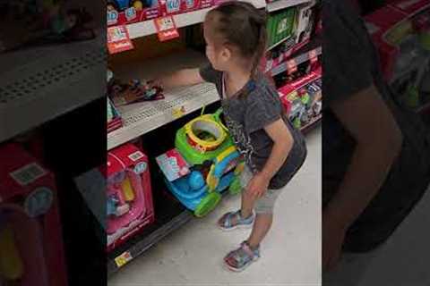 🌈Cute 3-Year-Old Baby Girl Goes Toy Shopping Spree at @Walmart  #walmart #toys #babyproducts #toys