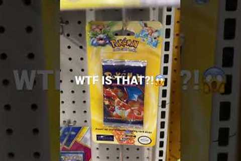 Unbelievable Pokemon find in the Wild at Walmart Vintage Base Set Charizard!
