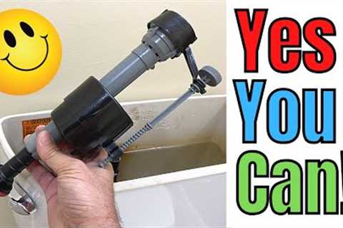 No Excuses!  Let's Replace a Fluidmaster Toilet Fill Valve | Basic Life Skills