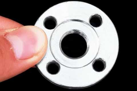 No one knows the secret function of angle grinder flange You Will not Believe😱 Creation Tips