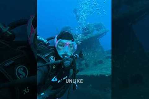 Scuba diving an underwater volcano in Greece!