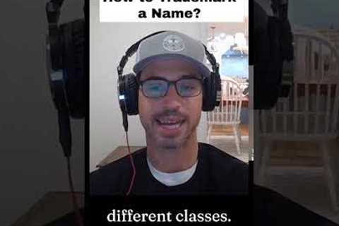 How to Trademark a Name?