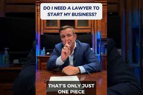 Do you need a lawyer to start a #business? 🤨