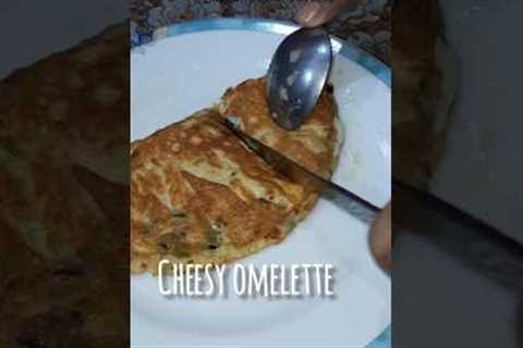 Cheesy Omlette recipe | Healthy breakfast ideas| egg recipes | How to make Omlette ? #shorts #yt