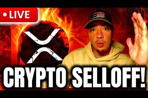 XRP LIVE! CRYPTO SELLING OFF NOW? LIVE REACTION!