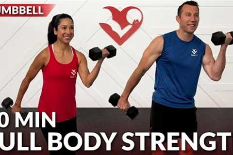 30 Min Full Body Dumbbell Workout at Home Strength Training - No Repeat Weight Training Women &amp; ..