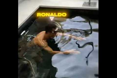 Ronaldo’s Swimming Skills Evolution 🏊‍♂️🤯