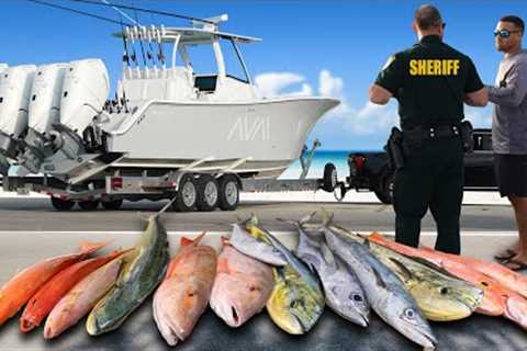 Boat So Big they Called The Cops... Offshore Frenzy, Snapper, Mahi, Tuna Florida Keys Catch &..