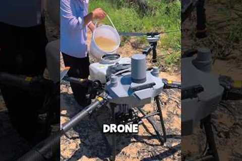 Powerful Farming Drone Spraying Fields | Modern Agriculture Technology 🚁🌾