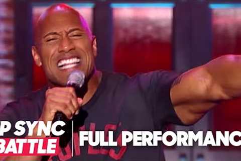 Dwayne Johnson's Shake It Off vs Jimmy Fallon's Jump In The Line | Lip Sync Battle