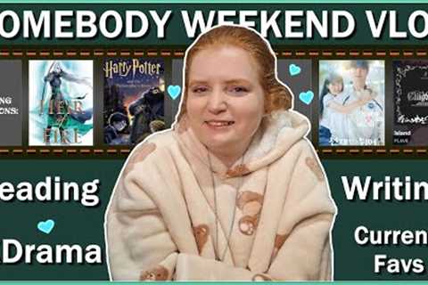 🏡 Homebody Weekend Adventures Vlog - My Favourite Hobbies! 🍿📽️✍🏻