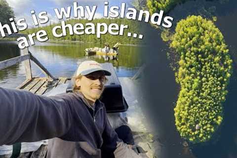 Getting 13,000 LBS of Concrete to Our Island | Building a Log Cabin On Our Island Ep.3