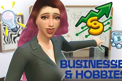 10 Business ideas to try in the sims 4 with Business &amp; hobbies
