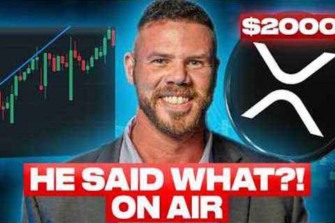 XRP PRICE EXPERT JUST SAID WHAT!?? ON AIR!! (he might actually be right)