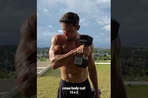 Bicep workout at home ✅