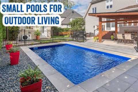Small Fiberglass Pools for Outdoor Living😎💦