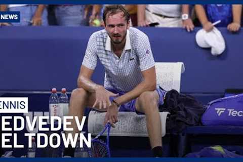 Daniil Medvedev Explodes At US Open | 10 News