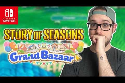 🔴Story of Seasons: Grand Bazaar LIVE | Nintendo Switch Gameplay