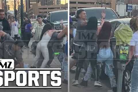 Colorado Rockies Fan Brutally Punches Women In Wild Fight Outside Coors Field | TMZ Sports