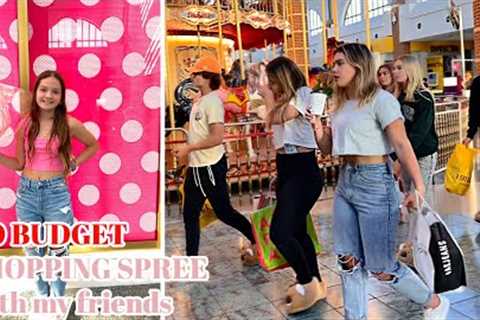 NO BUDGET SHOPPING SPREE with OUR FRIENDS | TRY-ON/HAUL| SISTER FOREVER