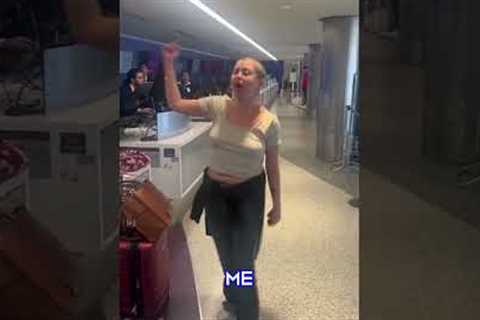 Woman has airport meltdown...but at the wrong airline