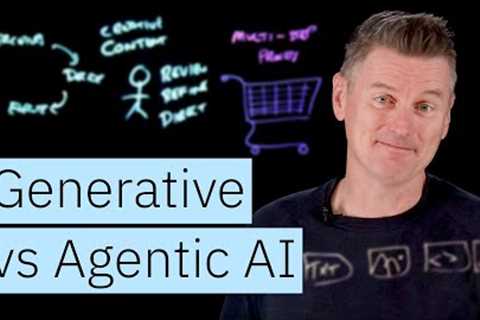 Generative vs Agentic AI: Shaping the Future of AI Collaboration