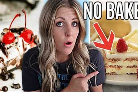I Can't Believe These Are NO Bake Desserts!
