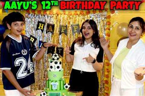 AAYU's 12th Birthday Party | 5 Story Birthday Cake | Aayu and Pihu Show