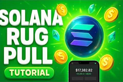 How To Launch Meme Coins on Solana + Essential Trading Tips (Rug Pull)