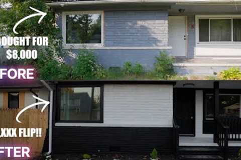 My First House Flip! Turning a 8k check to a 174K check through Real Estate Investing