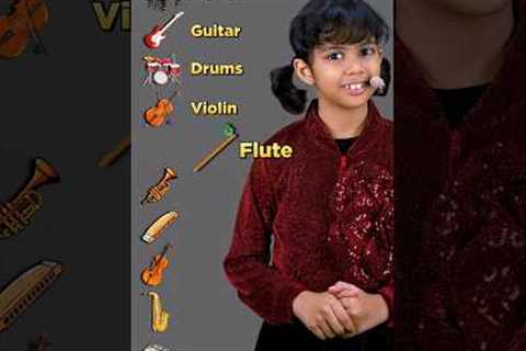 10 Magical Musical Instruments🎻 for Kids, Learn with Adi, English Vocabulary, Adi Connection..
