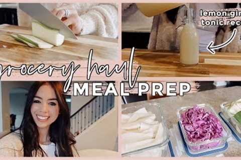 VLOG | Grocery Haul, Meal Prep &amp; Wellness Chat