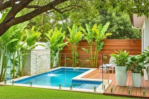 Landscaping Around Pool- Latest Backyard Pool Designs- Backyard Swimming Pool Landscaping Ideas 2025