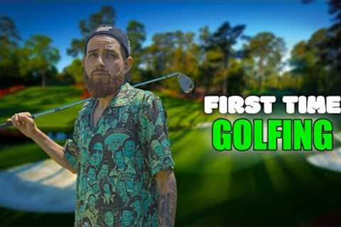 JayDee Goes Golfing For The First Time