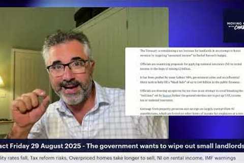 The Government wants to wipe out small Landlords once and for all - 5 Fact Friday 29 August 2025