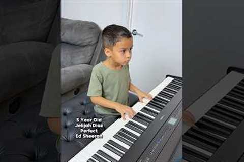 5 Year Old Piano Prodigy Plays Ed Sheeran’s Perfect 🎹 Jelijah Diaz #piano #prodigy #talentedkids