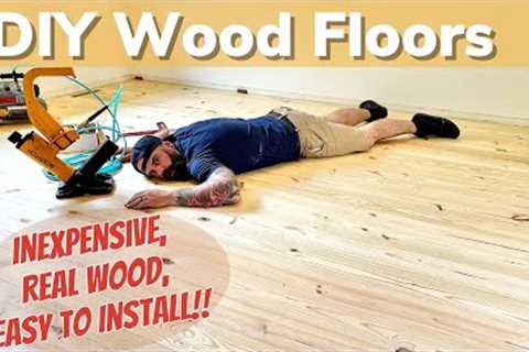 Lay Your Own Wood Floors || Installing Real Wood Floors