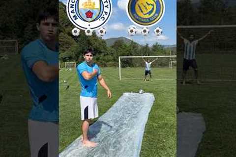 ❌⚽️ SLIPPERY SOCCER CHALLENGE: CAN THEY SCORE ON THE GOALIE? ⚽🧼