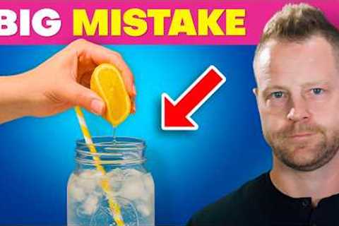 Top 5 Lemon Water Mistakes That Can Damage Your Liver (Instead of Helping It)