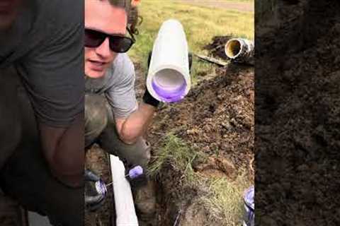 pvc repair telescopic coupling aka #slipfix flospans prospan #irrigationservice  #irrigationtechtalk