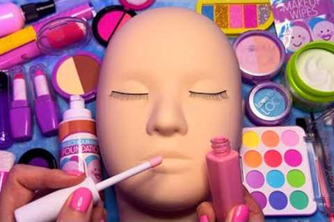 ASMR Fake Makeup on Mannequin (Whispered)