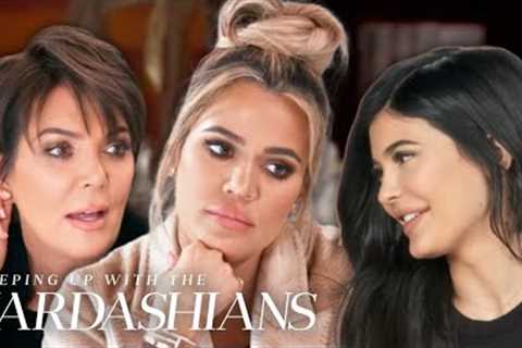 Khloé Kardashian Debates Pregnancy Reveal While Kylie Keeps Her Pregnancy A Secret | KUWTK | E!