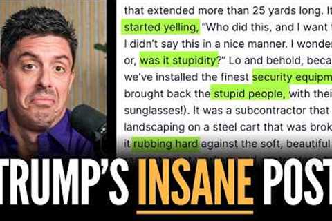 Trump Disappears for Days, Returns With Deranged Truth Post