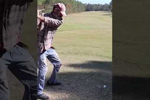 We took a homeless man golfing