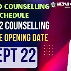 Round 2 Revised Schedule Released - AIQ and Tamil Nadu Medical Counselling Round 2 - Latest Update