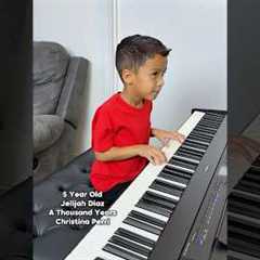5 Year Old Piano Prodigy Plays A Thousand Years by Christina Perri 🎹 Jelijah Diaz #piano #prodigy