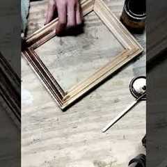 staining my picture frame dark walnut
