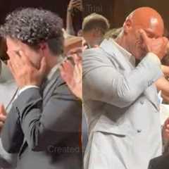 Dwayne Johnson Sobs During 15-Min. Ovation For 'Smashing Machine'